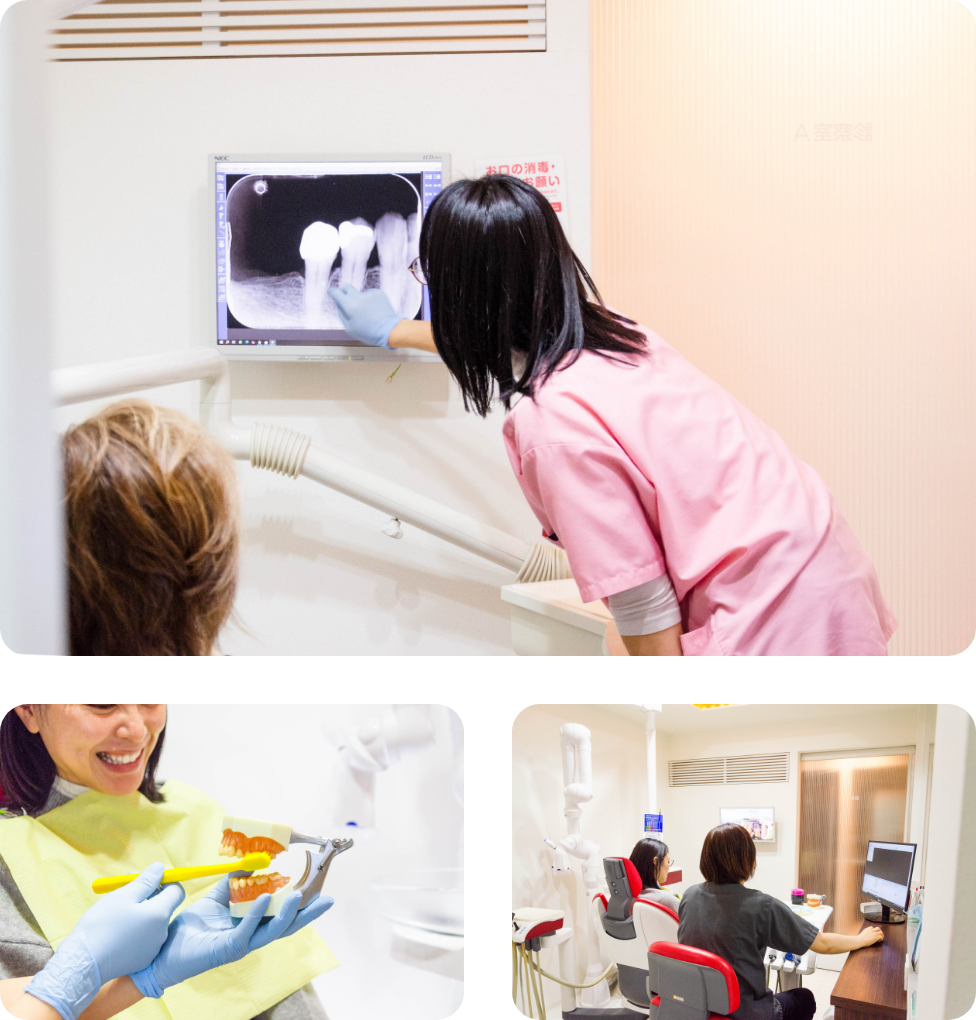 患者様への説明の様子